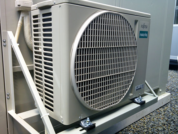 京都府 2.16坪 中古 CT-32J  AC付 外観　室外機