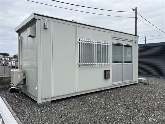 茨城県 5.00坪 中古 CT-54J AC・カプセル付 外観 左アングル