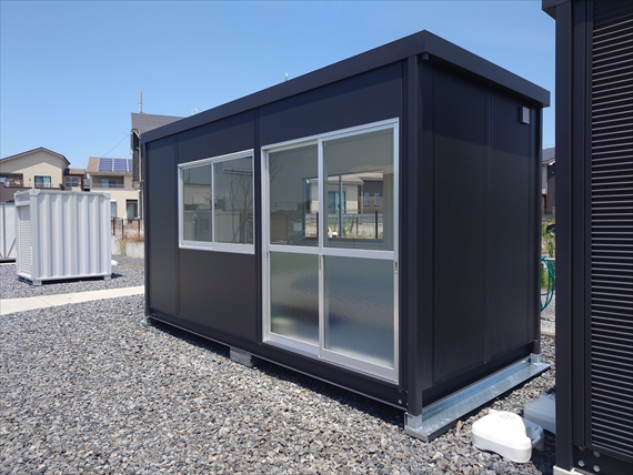 栃木県 ユニットハウス・プレハブ・コンテナハウス 3.02坪 新棟 47MSL 外観