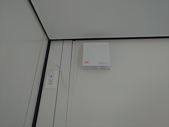 栃木県 ユニットハウス・プレハブ・コンテナハウス 3.02坪 新棟 47MSL 換気扇