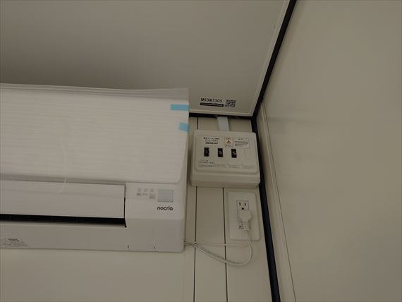 栃木県 2.44坪 新棟 38MSL エアコン 分電盤