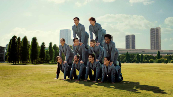 “企業CM「Gymnastic Formation」篇を放送中!