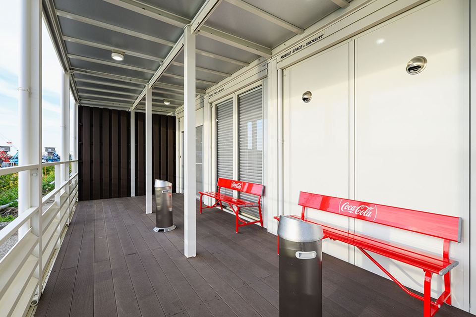 75MS1 12連棟 平家建て 内覧 ユニットハウス・プレハブ・コンテナ